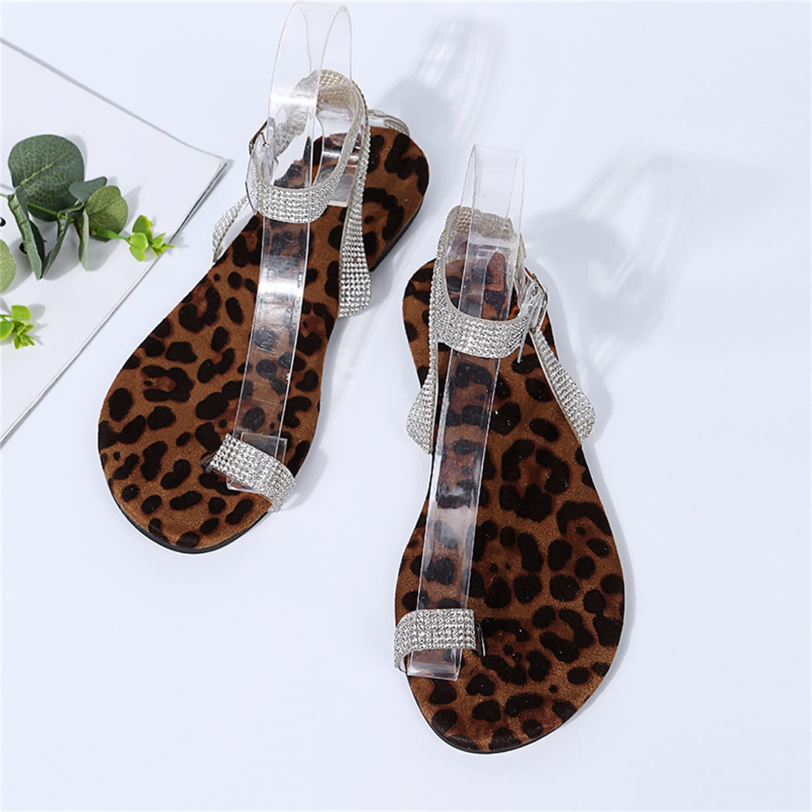 Yytcsjz Infradito da Donna con correzione dell'alluce, comode, Piatte, estive, Scarpe Ortopediche Antiscivolo con Cinturino con Fibbia, per Viaggi in Spiaggia, Appuntamenti quotidiani, Scarpe Aperte