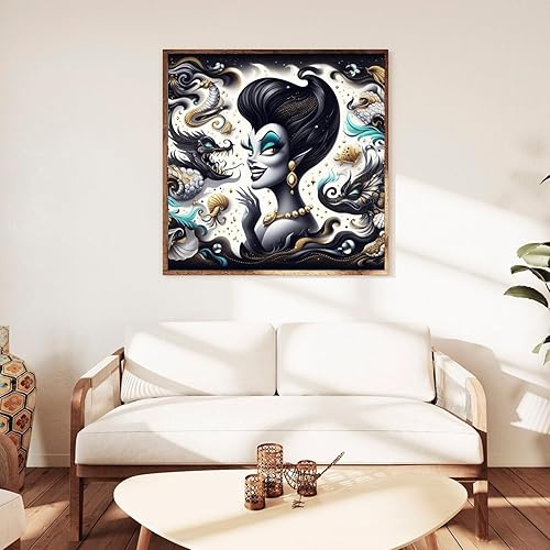 Miniatura 7 de Kit de pintura de diamante de princesa para adultos, kits de arte de diamantes 5D para adultos, arte de diamantes de princesa, kits de pintura de