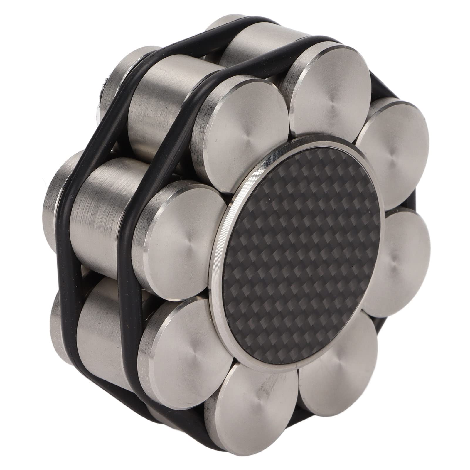 Robusto Stabilizzatore per Giradischi con Morsetto per Peso da Record una Maggiore Chiarezza, Materiale in Acciaio Inossidabile 304 di Alta qualità, Diametro 2,7"