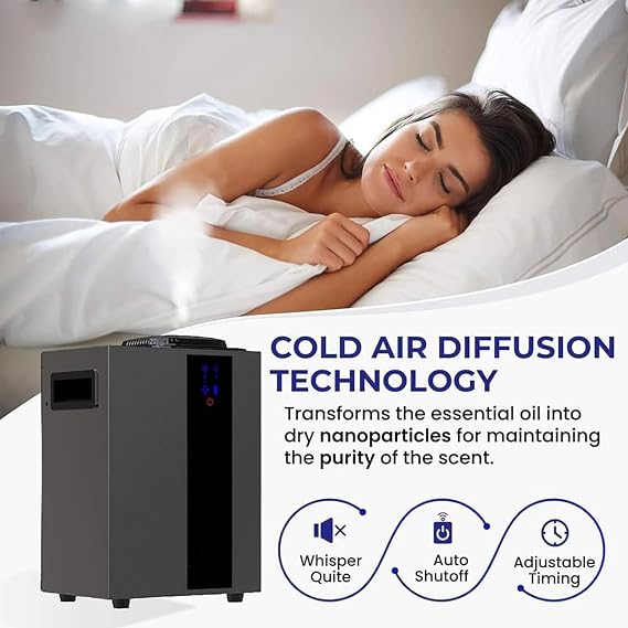 Smart Scent Air Machine,Aromatherapy Nebulizing Diffuser,Commercial Fragrance Machine,for Office,Restaurant,Hotel