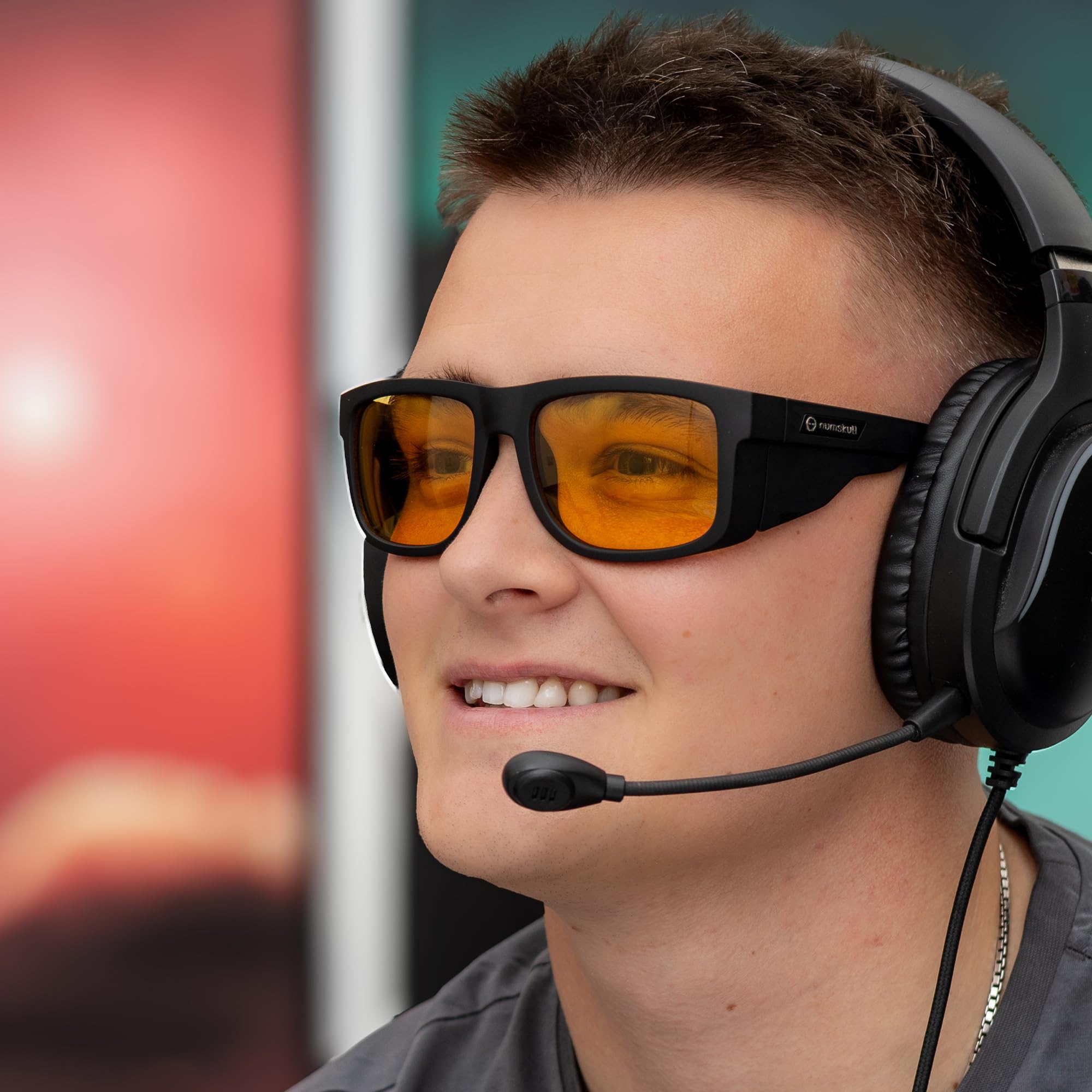 Numskull Style Gaming Brille, Blaulichtfilter, Gelbe Antireflex Gläser