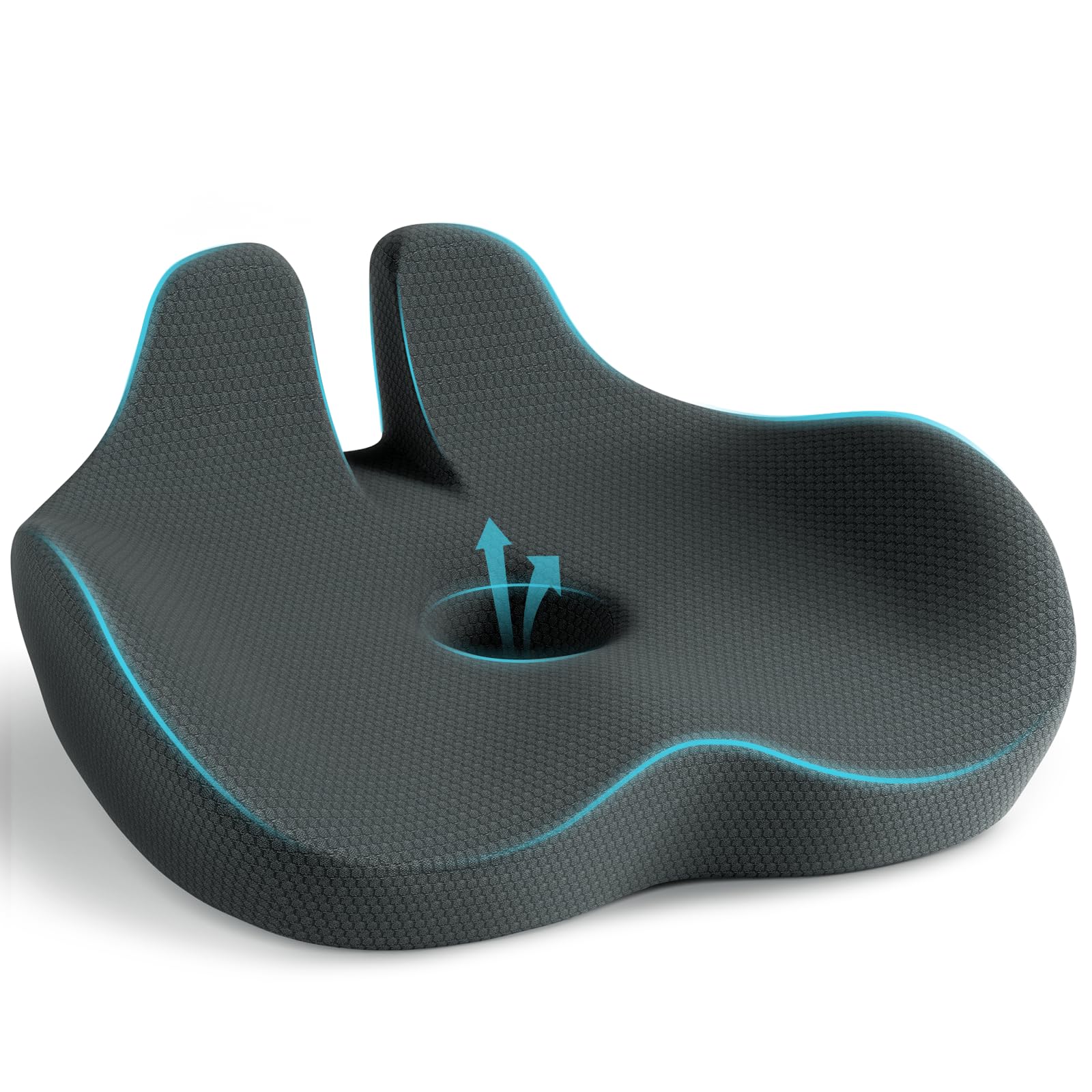 Cuscino Per Sedia Da Ufficio Cuscino Lombare Ergonomico Per Sedie - Memory Foam Ad Alta Densità - Ideale Per Ufficio E Auto Supporto Lombare - Foto 10