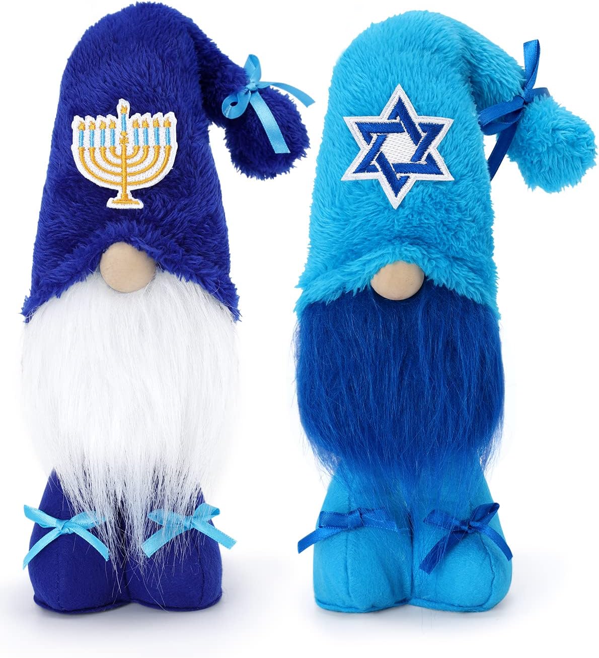 Hanukkah Gnome Decorations, 2 PCS Handmade Mr & Mrs