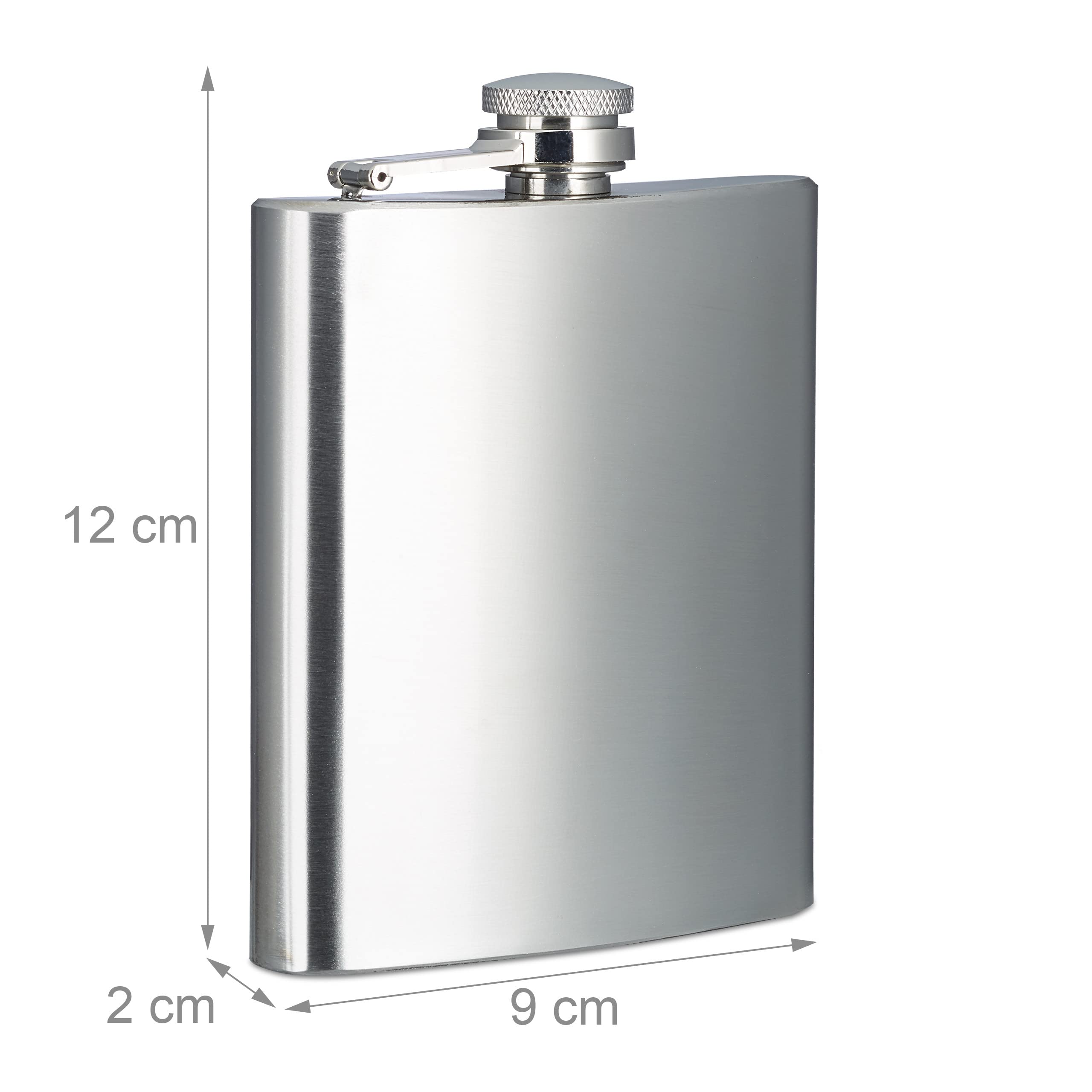 10 X Fiaschetta 200 ML, 5 tasche bottiglie con custodia in similpelle