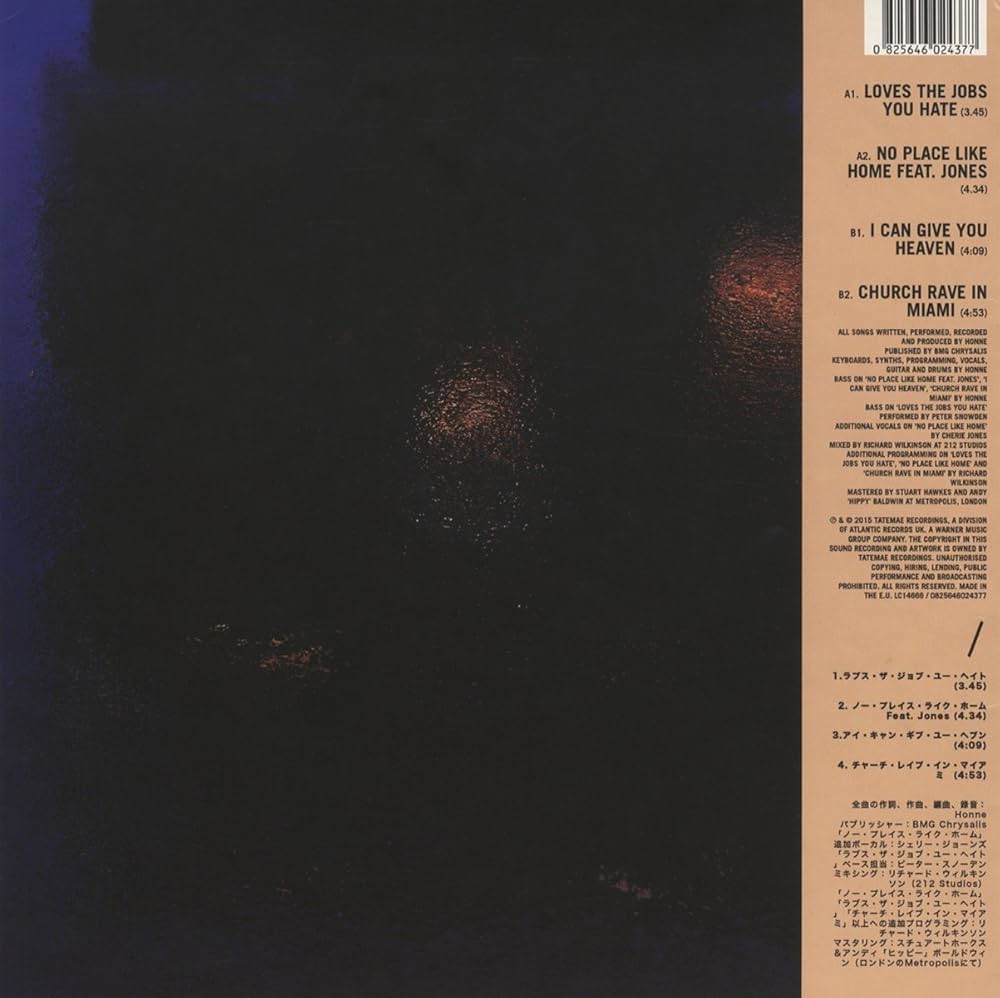 【激レアレコード】HONNE / Over Lover Amazon.co.jp: Over Lover: ミュージック