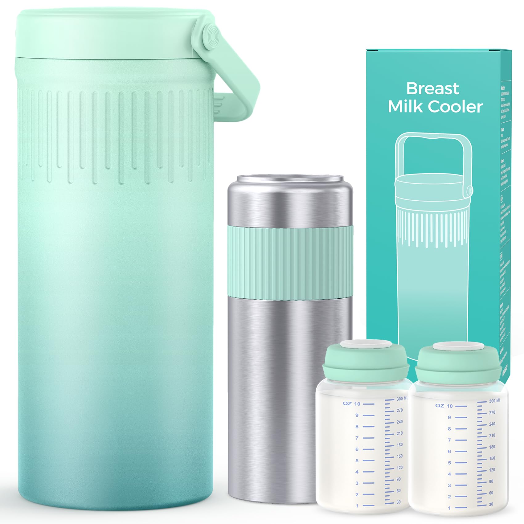 Photo 1 of **HAS RUST ON INSIDE***Xaproo 22oz Stainless Steel Breast Milk Cooler Bottle, Large Capacity Portable Breastmilk Chiller with 2pcs Storage Bottle, 24 Hours Cooling Baby Feeding Essentials for Work Travel, BPA-Free