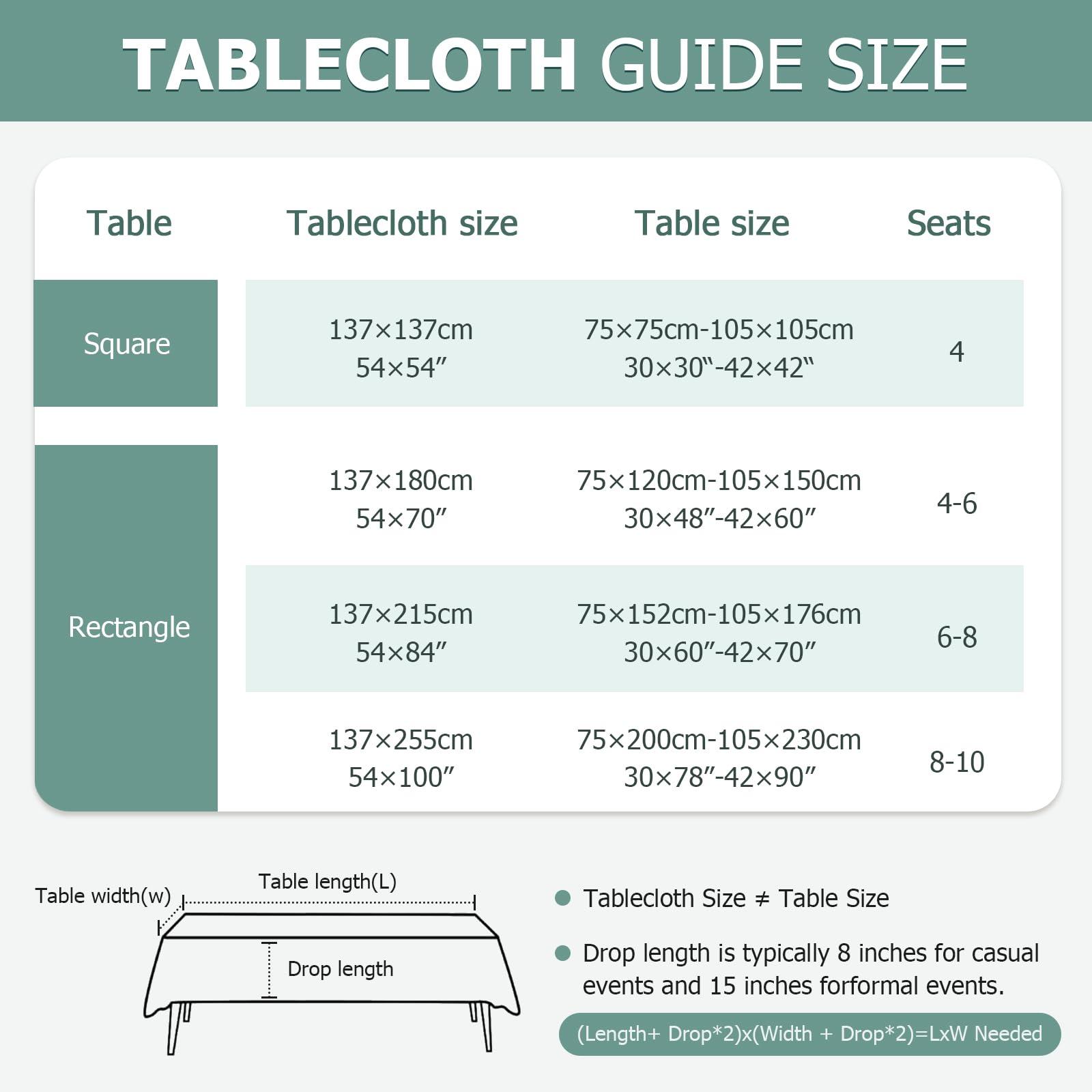 WenYa Polka Dot Tablecloth Wipe Clean Table Cloth Wipeable PVC Tablecloths Plastic Dinner Cover - Image 2