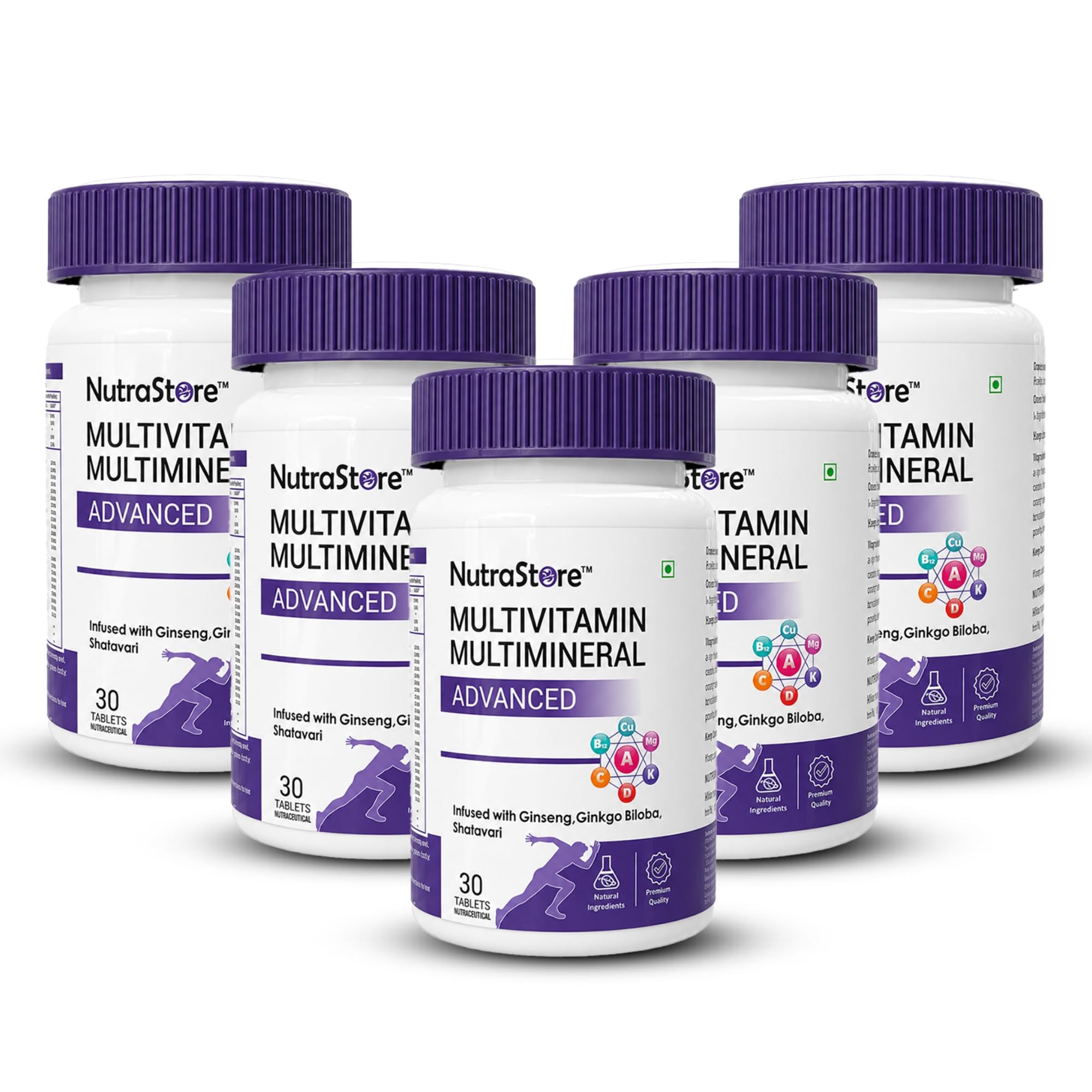 NutraStore Multivitamin Advanced Tablets for Men & Women | 30 Veg Tablets | Multivitamin Tablet For Men and Women | 25+ Nutrients — Amazon image 10