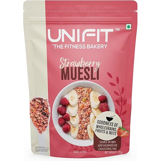 UNIFIT Strawberry Bliss Muesli - 375g