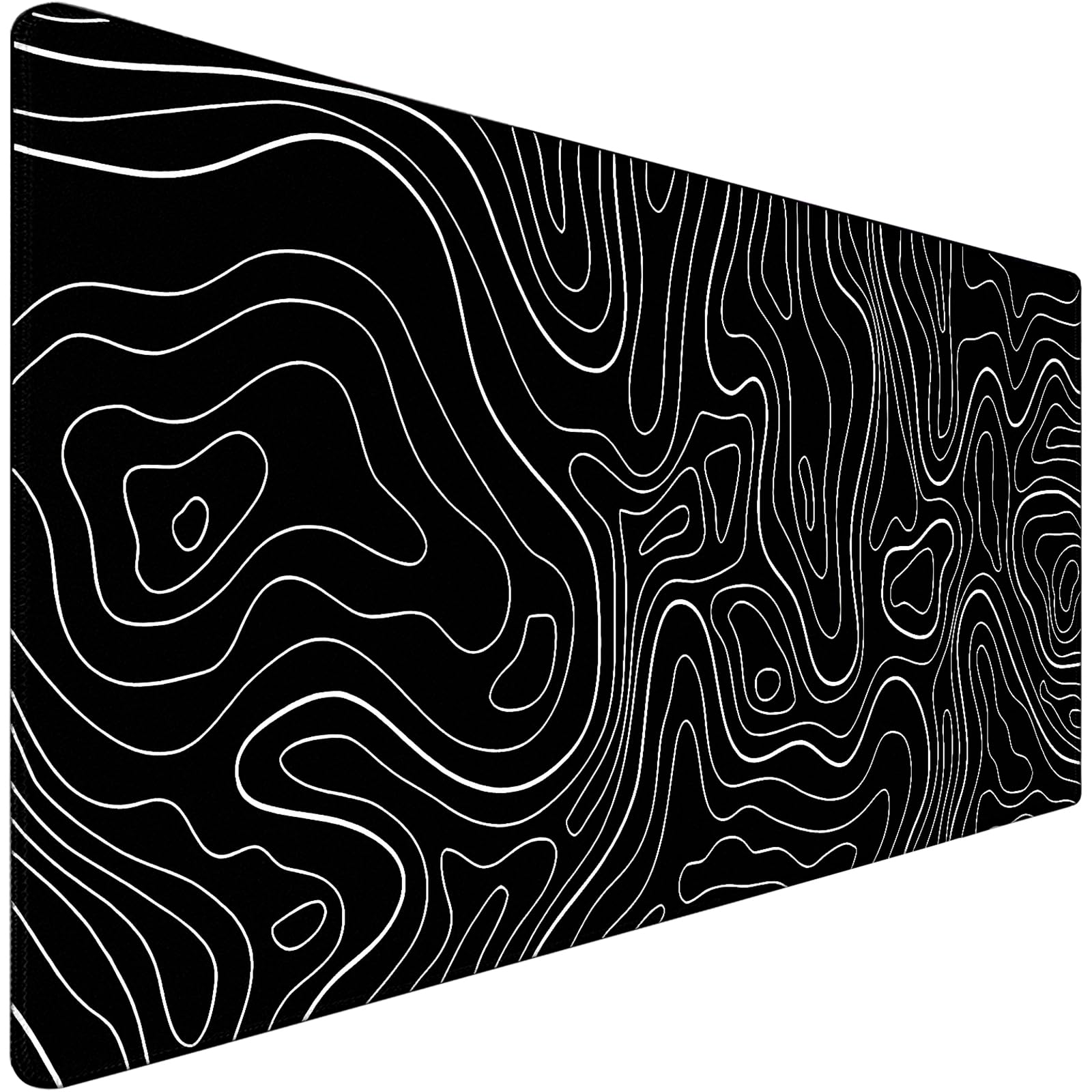 وسادة الفأرة الكبيرة من أكدس، وسادة كمبيوتر كبيرة للألعاب، وسادة موسعة ومتينة بمقاس 31.5 × 15.7 إنش، XXL XL مع قاعدة مطاطية مقاومة للانزلاق وحافة مخيطة، للاستخدام المنزلي والمكتب، باللون الأبيض