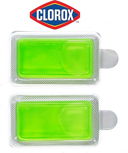 Miniatura 9 de Clorox Stay Fresh Pods - Ambientador y eliminador de olores Tropic Breeze para asiento de inodoro Stay Fresh, naranja, (4 piezas)