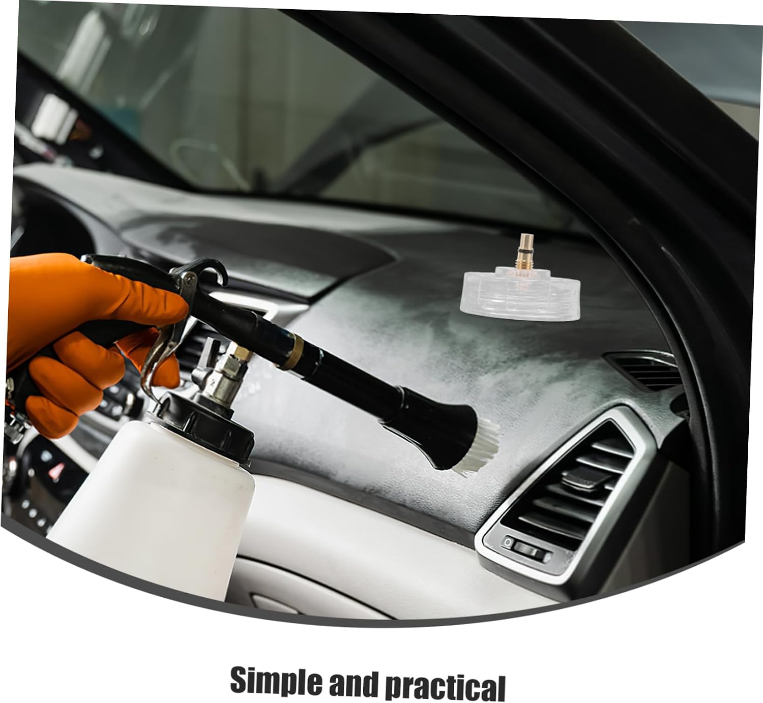 Car Detailing Foam Sprayer High Pressure Nozzle Car Wash Foam Gun Garden Hose Attachment Sturdy Construction for Longevity