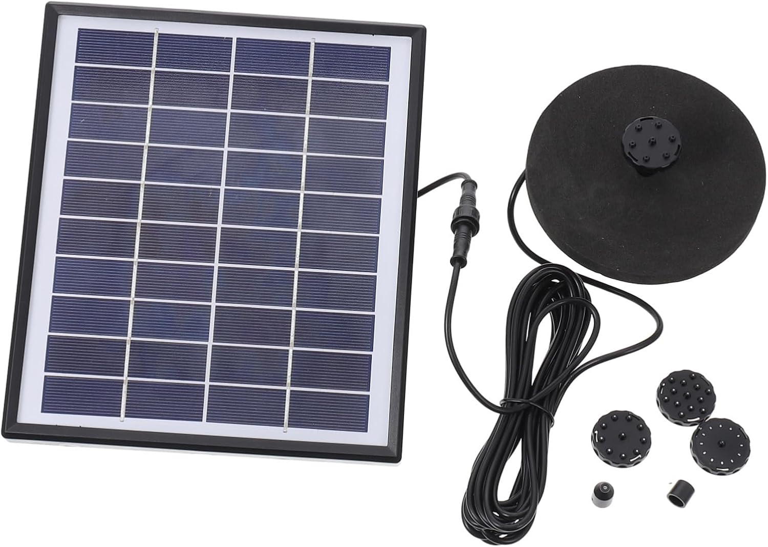 H Solar Water Fountain Pump for Garden Outdoor Decoration Floating Solar-powered Fountain with Efficient Automatic Operation for Bird Baths and Landscape Water Circulation