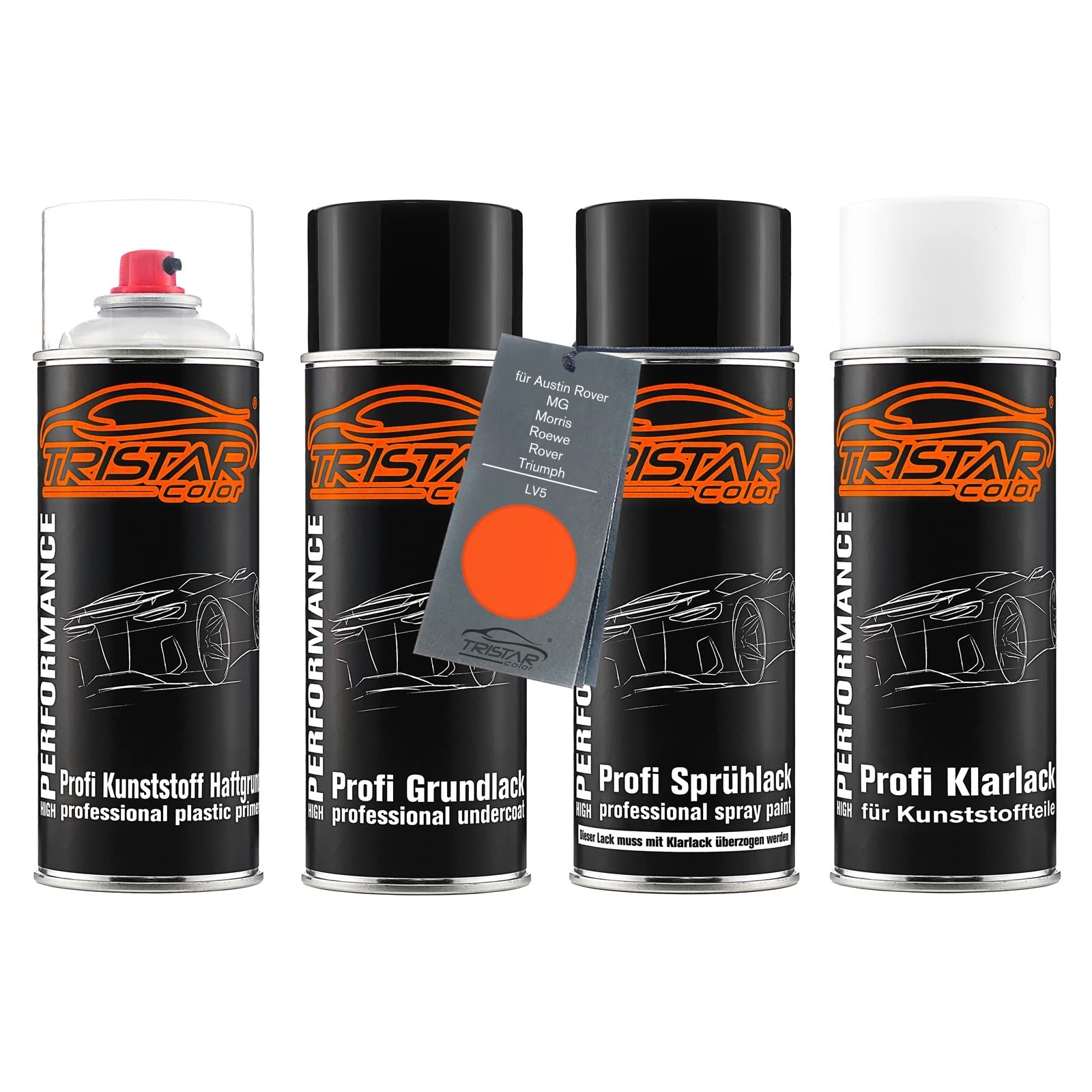 TRISTARcolor Zestaw w sprayu do plastiku do Austin Rover LV5 Leyland Orange