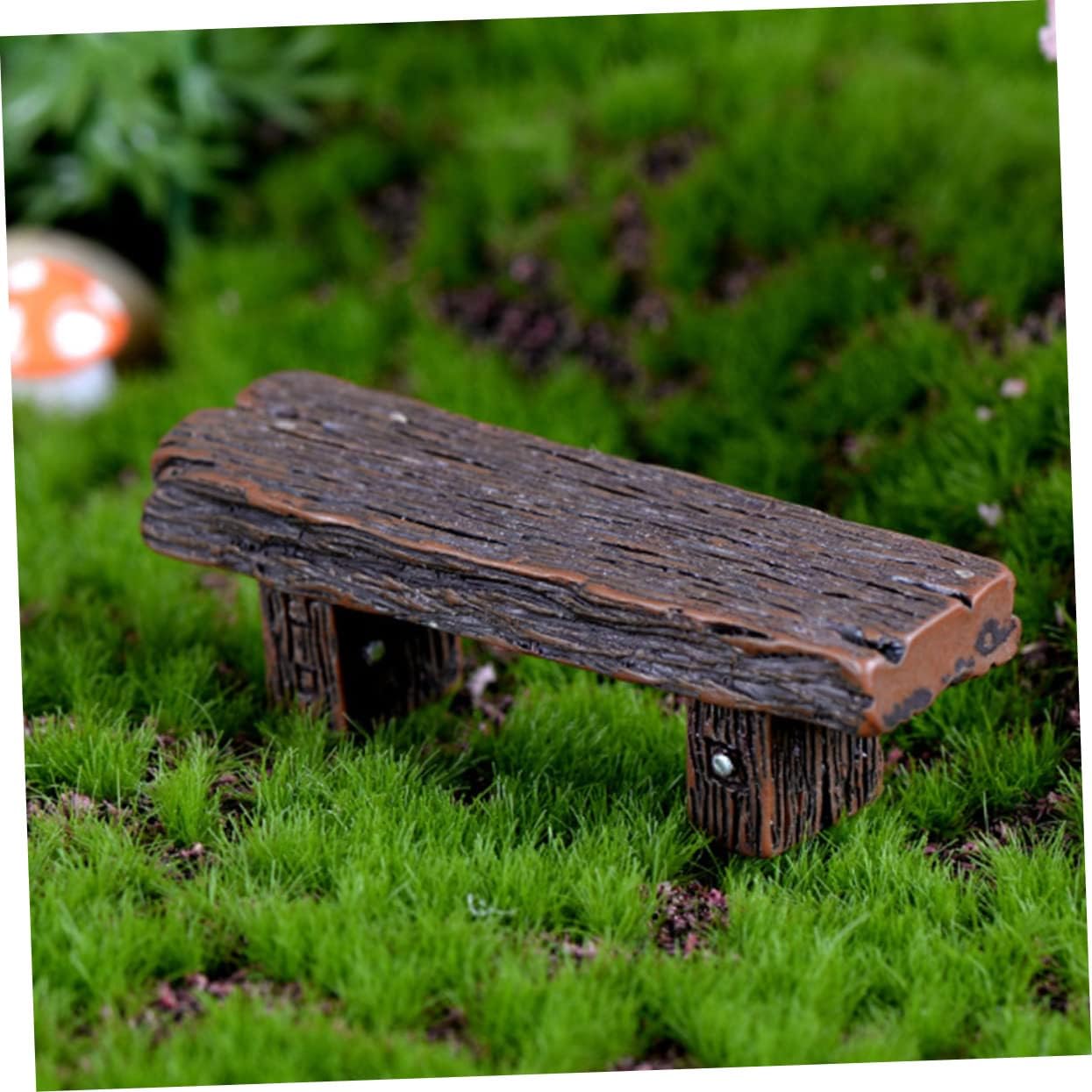ORFOFE Mini Resin Stools Set 6Pcs for Home Decoration and Fairy Garden | Vivid Decorative Style, Desktop Display Use, Miniature Landscape Accessory, Lovely Model Set
