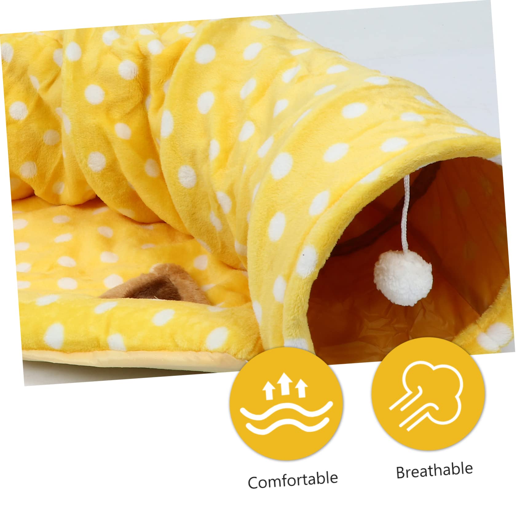 HEMOTON Tunnel Pliable pour Chat Jouet Tunnel-Tente Amusant pour Chat Et Chaton Nid Confortable