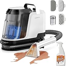 uwant Portable Carpet and Upholstery for Deep Cleaner, 18Kpa Carpet Cleaner Machine for Cars, Pets with Pet Pro Solution and Self Cleaning Set of 1 for Spot, Rug, Couch