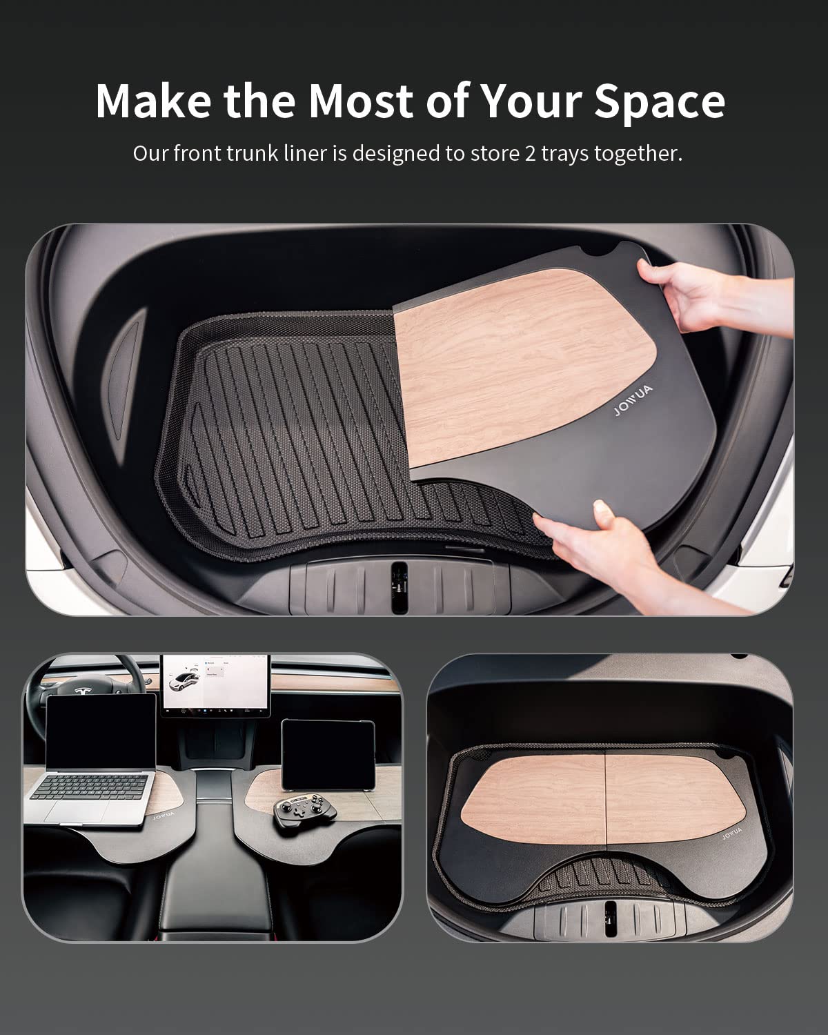 Amazon.co.jp: JOWUA 全天候型トランクライナー Tesla 2021-2023