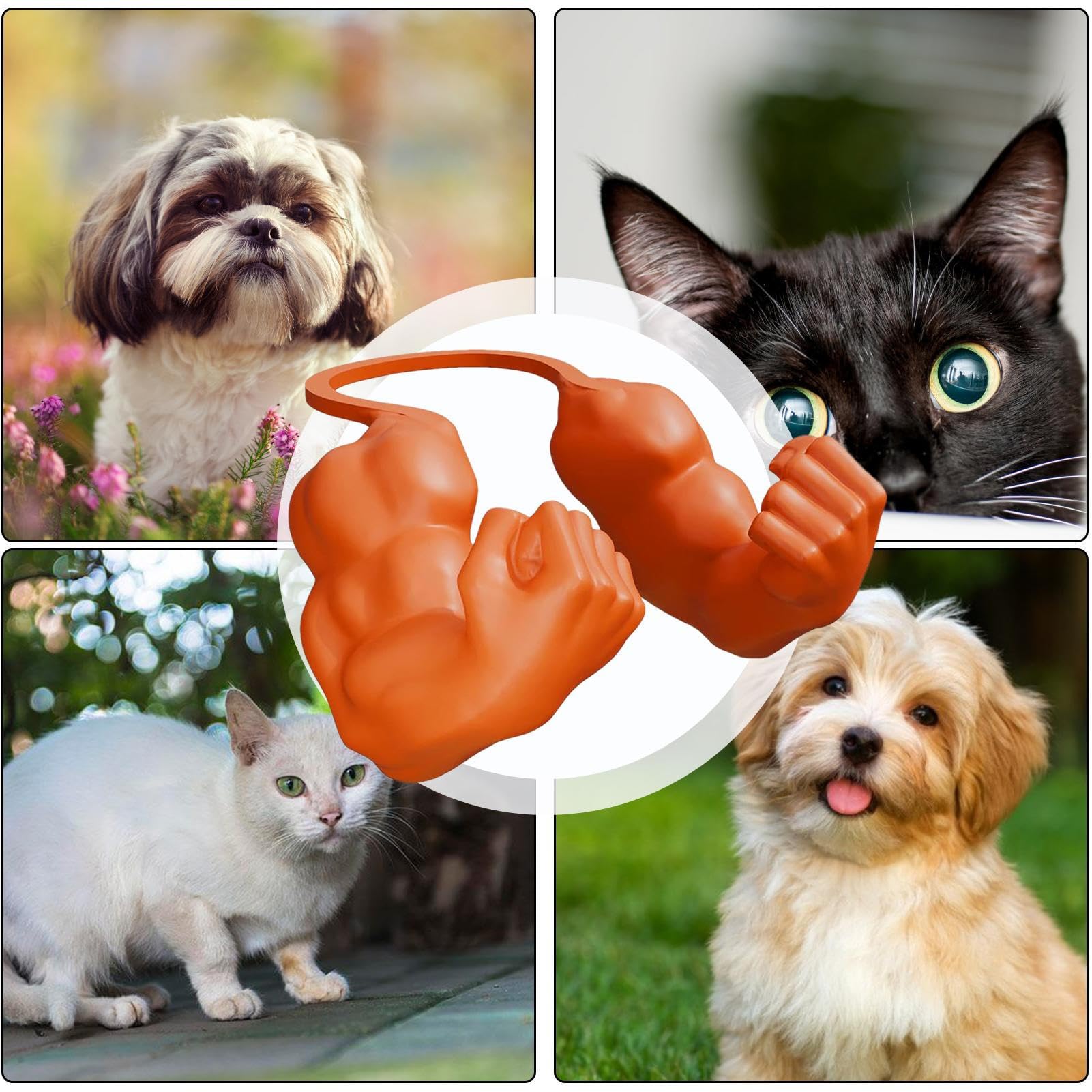 Bras Musclé Rigolo Pour Chat - Accessoire Déguisement, Cosplay, Photos Drôles - Taille Unique, Matériau PLA