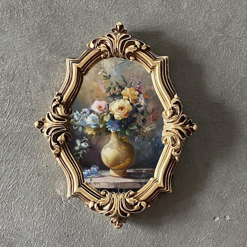 Cadre photo sculpté en résine style américain rétro : idéal pour offrir à vos proches