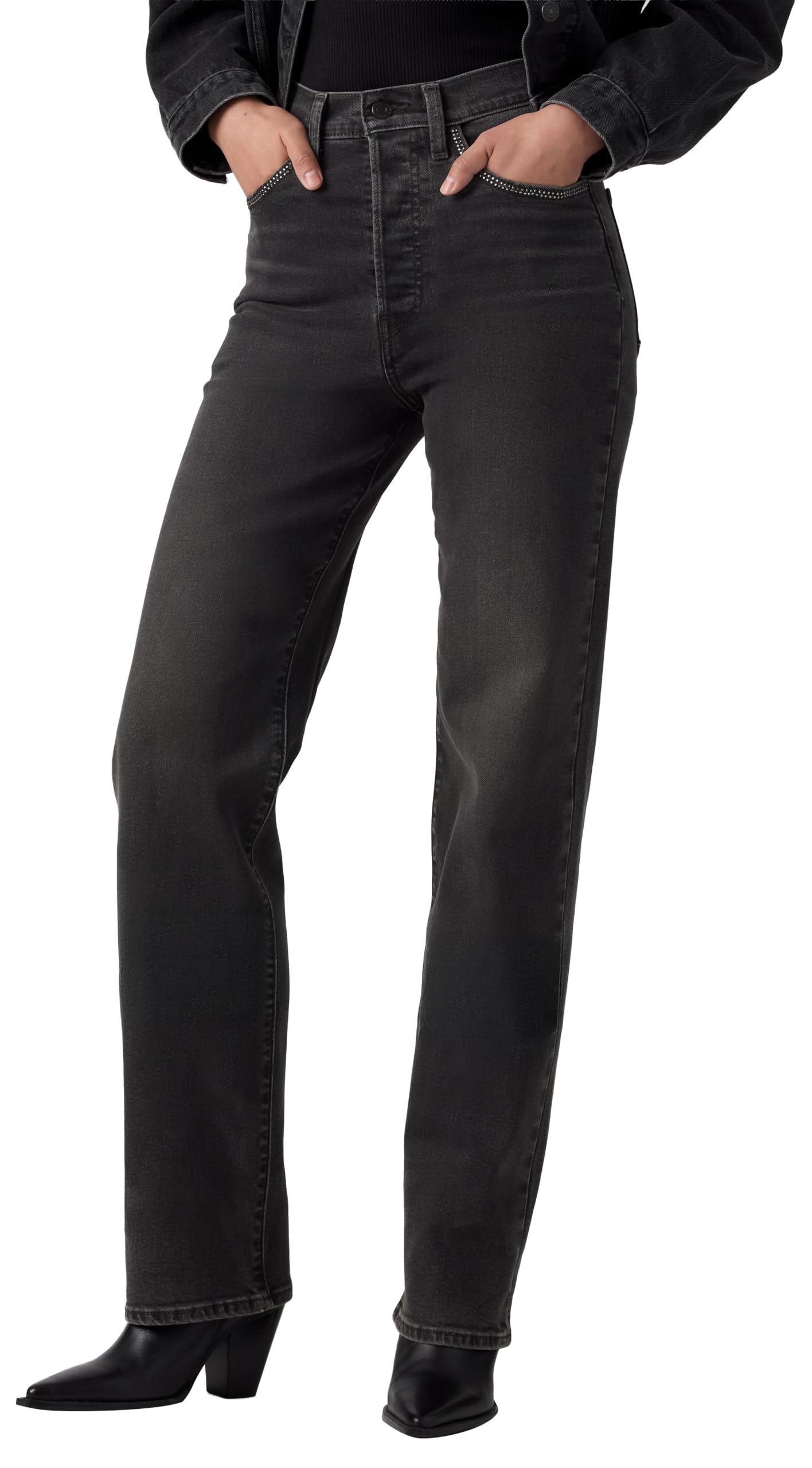 Levi's Damen Jeans Ribcage Full Length
