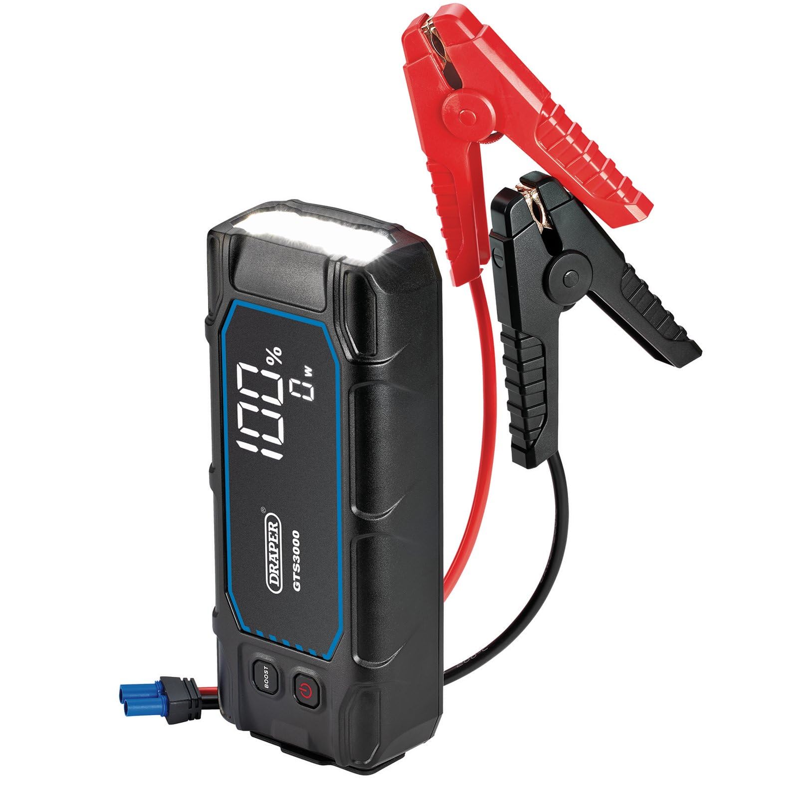 Draper 23742 12V Lithium Jump Starter with Digital Display 3000A