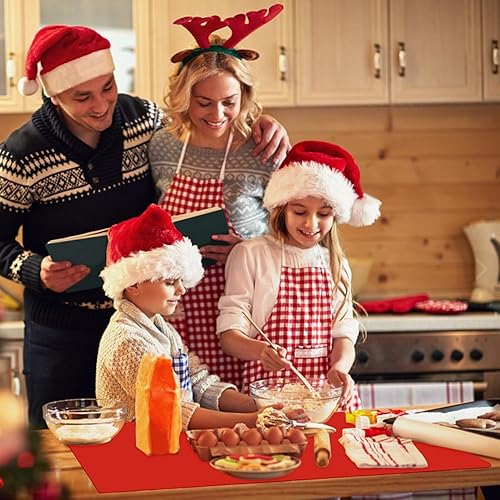 Miniatura 9 de Tapetes de silicona extra grandes para encimera de cocina, manteles individuales de silicona de grado alimenticio para niños, tapete de silicona