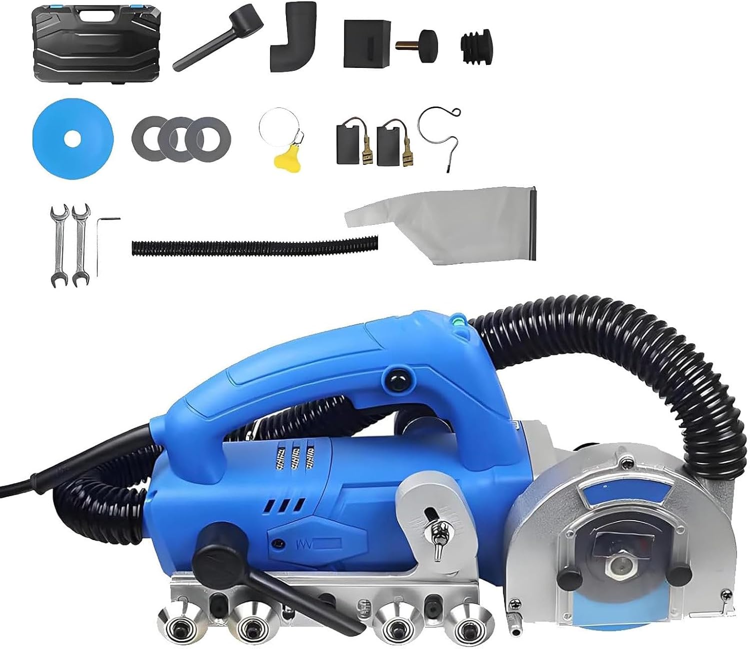 Professional Electric Tile Joint Cleaner, 1200W Electric Tile Grout Removal Machine, 9000RPM, Ideal for Ceramic Slab Crevice Cleaning Cement Removal and Home Floor Maintenance