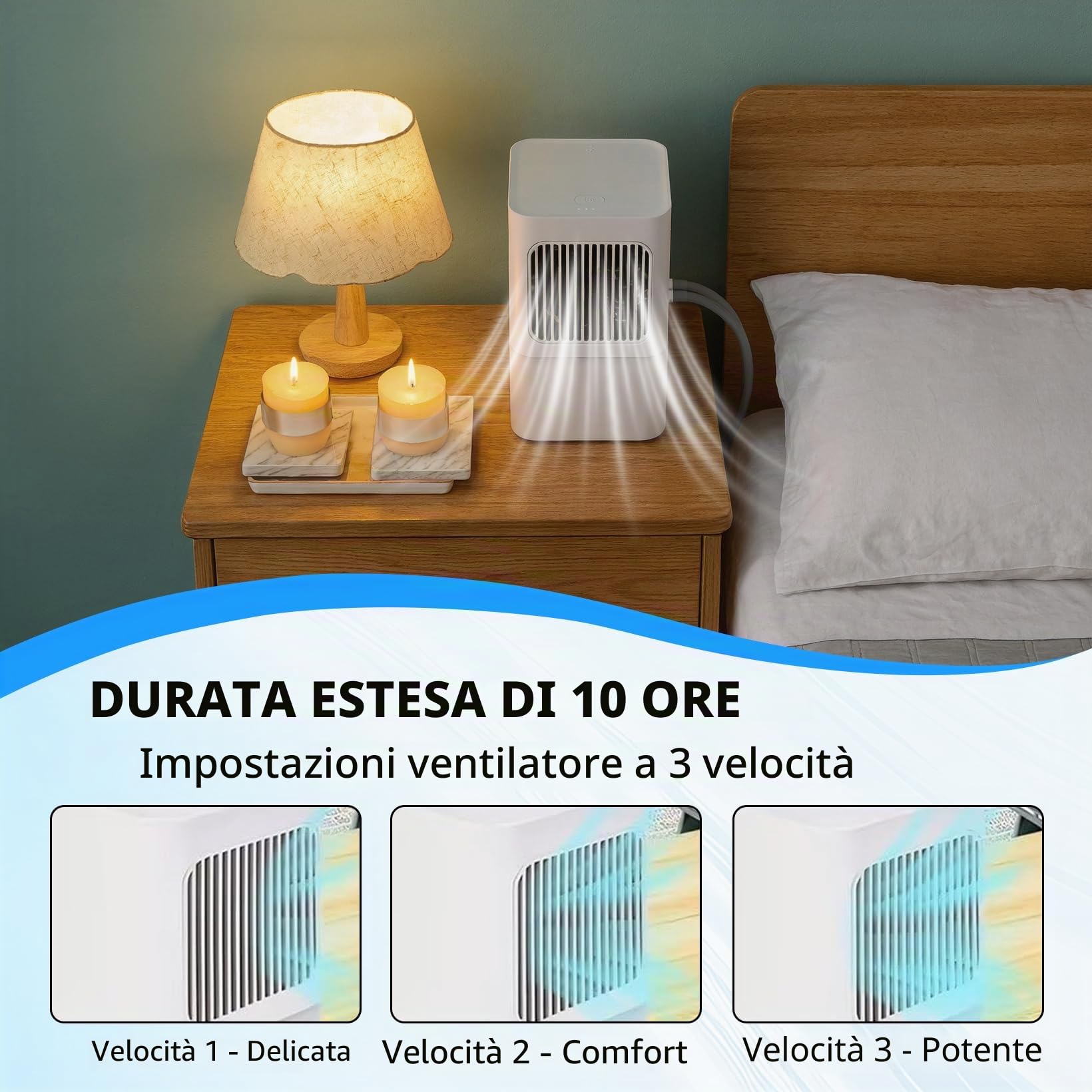 Materasso raffreddato ad acqua, 2000 giri/min, materasso con raffreddamento ad acqua e telecomando a infrarossi, 3 velocità tappetino rinfrescante per letto per camera da letto (1,6 x 0,7 m)