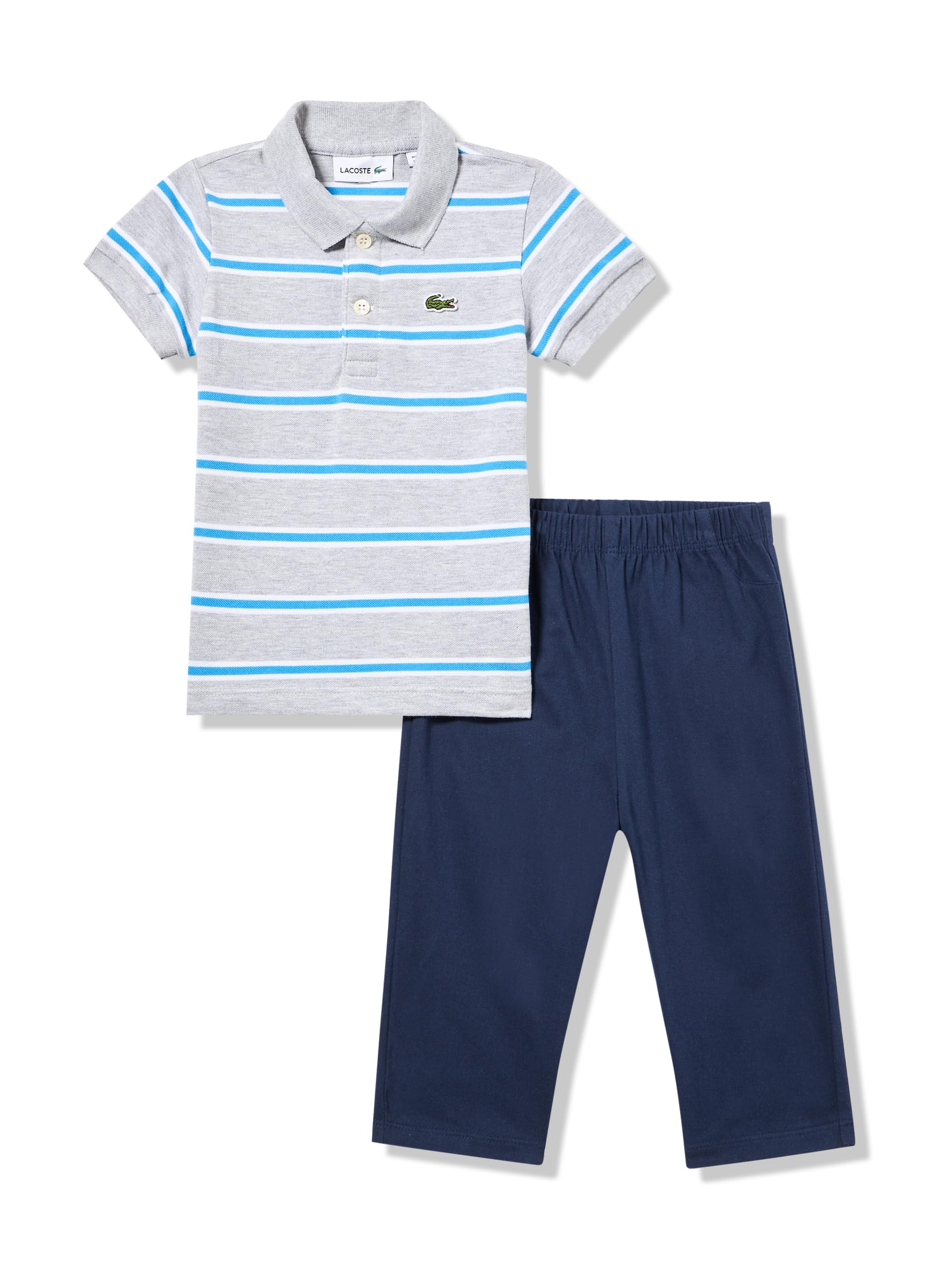 Lacoste Baby Organic Cotton Mini Piqu Pyjama Gift Set