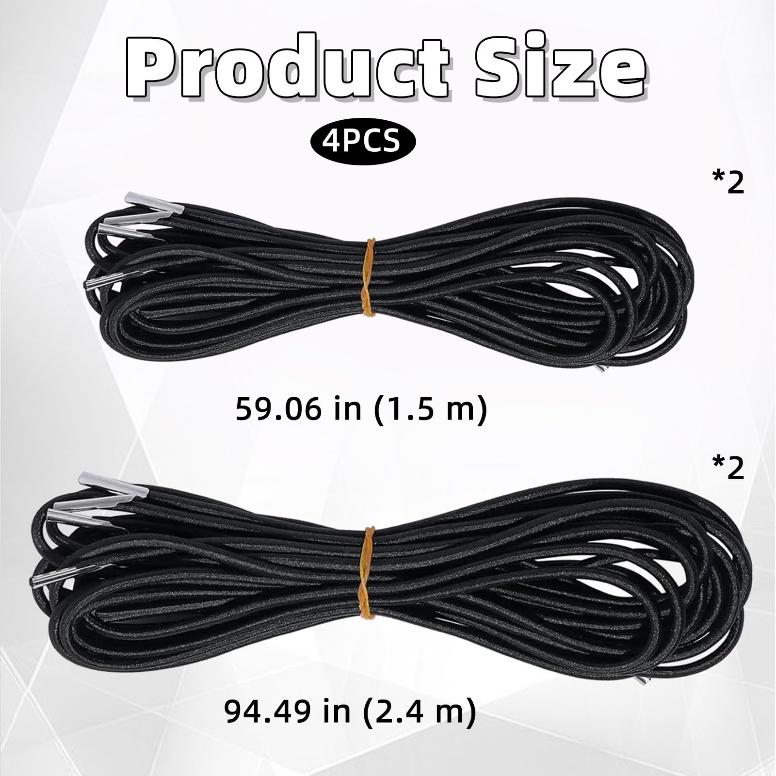 Tela Di Ricambio Con 4 Corde Elastiche Per Sedia A Sdraio - Kit Di Riparazione Accessori Per Sedia A Sdraio Con Elevata Capacita Di Carico 160 X 43 Cm 87292672