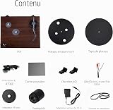 Fluance RT81 Elite High Fidelity Vinyl Turntable Record Player with Audio Technica AT95E Cartridge, Belt Drive, Built-in Preamp, Adjustable Counterweight, High Mass MDF Wood Plinth - Walnut - 9