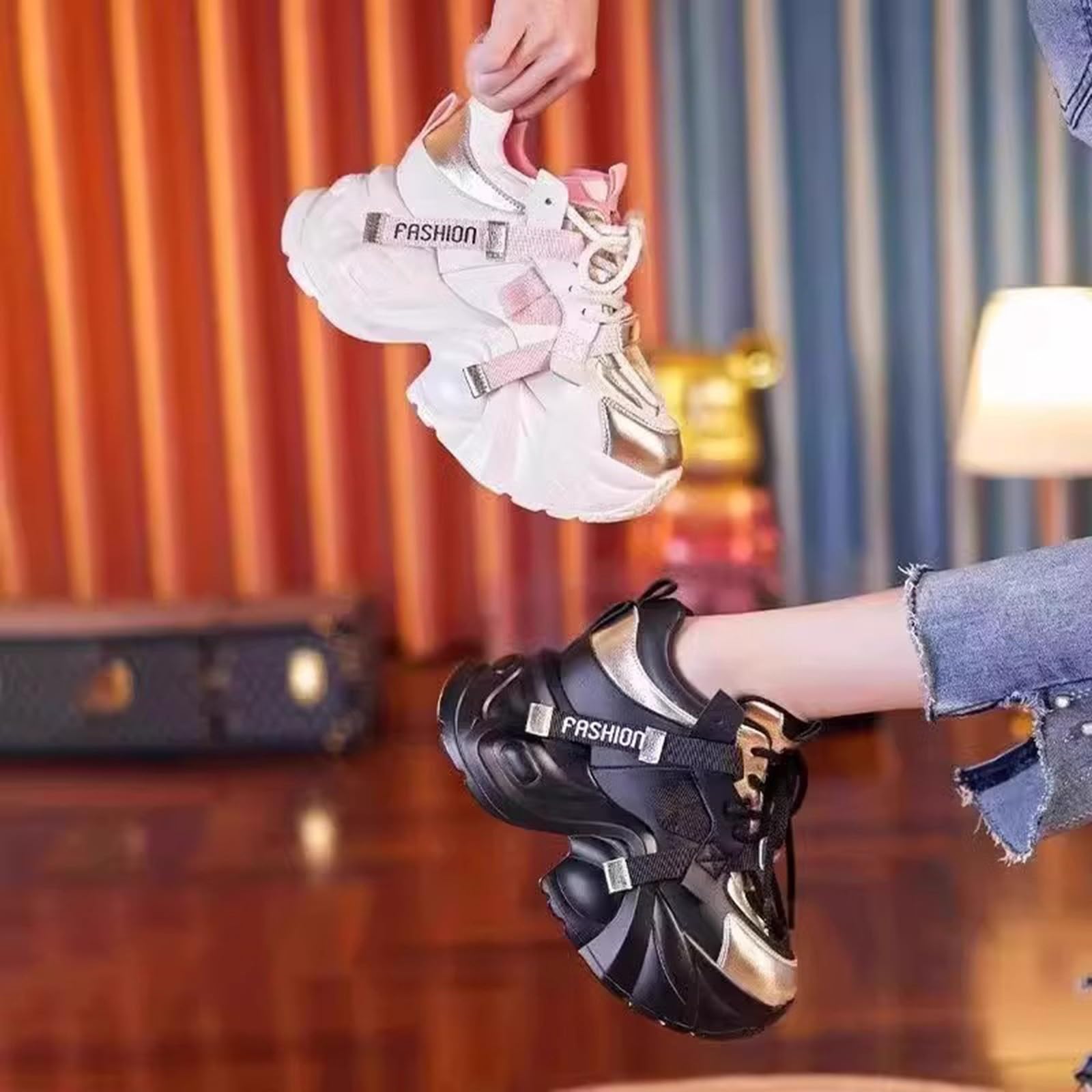 Scarpe Comode per Camminare Pianta Larga Comode Scarpe Bianche Donna