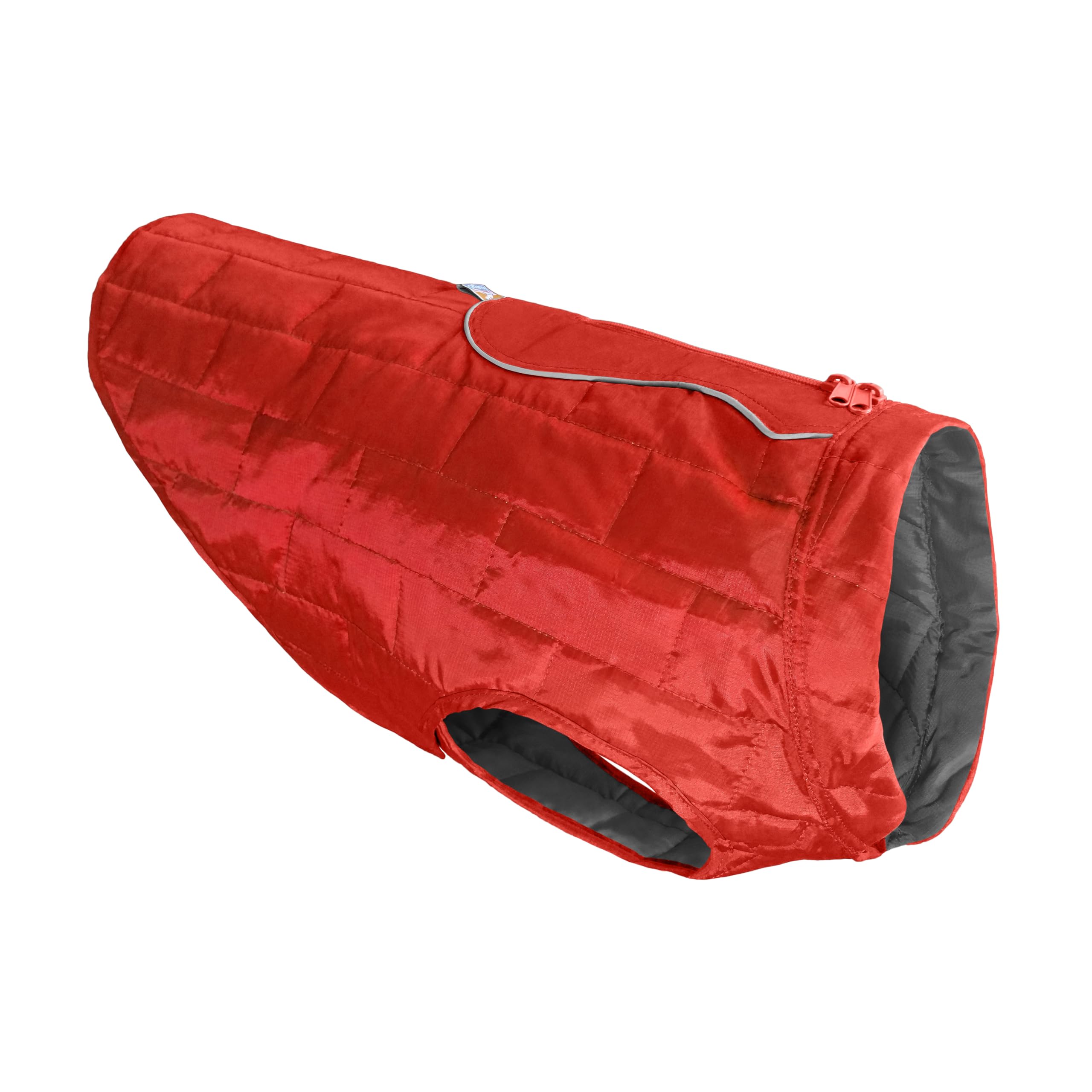 Loft Dog Jacket, Chili Red/Charcoal, Medium