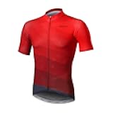 Cycling Jersey Mens Bike Shirts Short Sleeve Bicycle Biking Clothes with Pockets Reflective