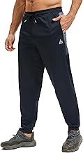 Men's Lightweight Jogging Pants with Zip Pockets Breathable for Gym, Running, Casual