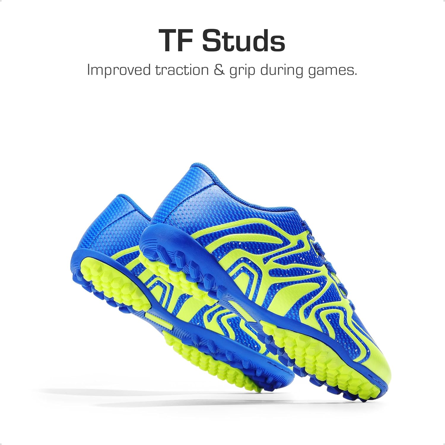 DREAM PAIRS Boys Girls Indoor Turf Soccer Cleats Lace Up Athletic Youth Futsal Football Shoes for Little/Big Kid - Image 4