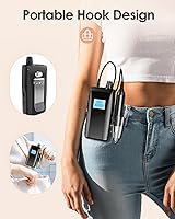 Vista 7 de Beloving Máquina perforadora de uñas portátil, lima de uñas eléctrica recargable de 30000 rpm, profesional con visualización de velocidad, bandas