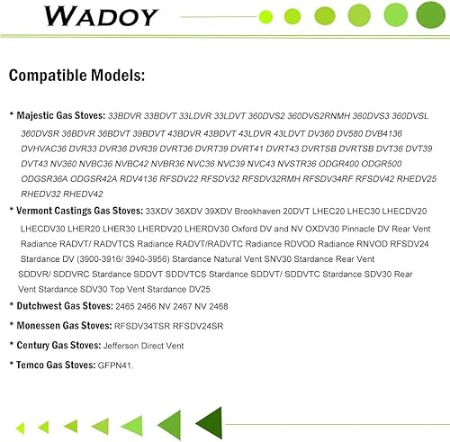 Miniatura 6 de 10002264 - Conjunto piloto SIT de gas natural propano (NG) de 3 vías compatible con HHT, Majestic, Monessen, Temco, Vermont Castings Estufas de gas