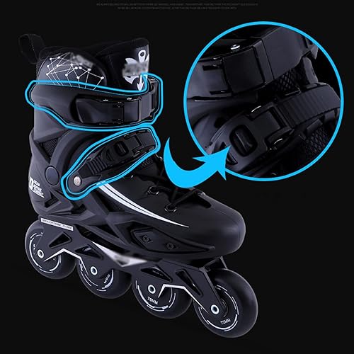 Miniatura 4 de AIRFUL Patines en línea para adultos y mujeres, zapatos profesionales en línea para hombres y mujeres, patines para niños y niñas, patinaje de