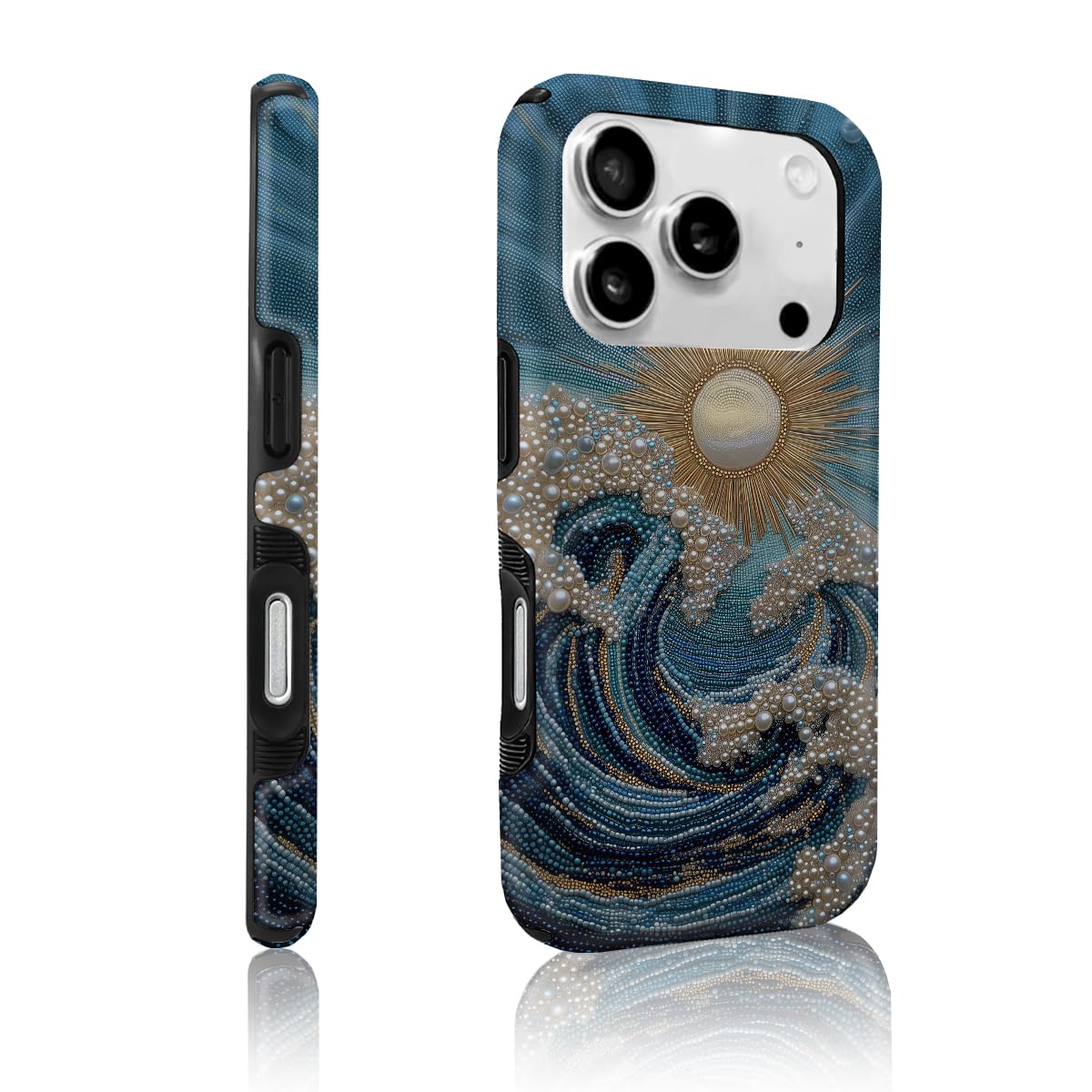 Coque iPhone 17 Pro Max antidérapante contre les chutes Pearl Waves - 8