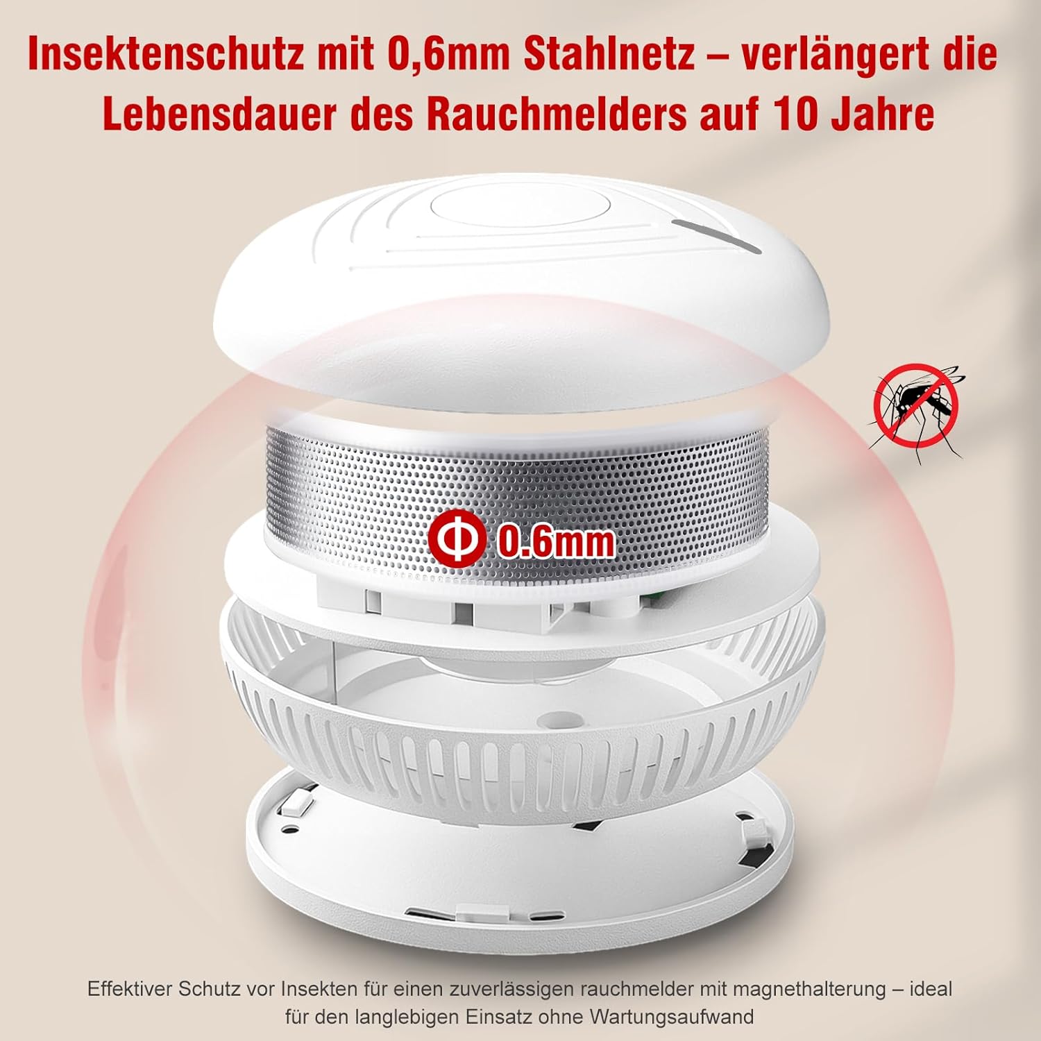 DAYTECH Smoke Detector Insect Protection