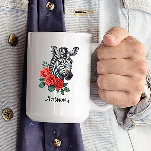 Miniatura 29 de Taza de café personalizada de mariposa para niños, mujeres, tazas personalizadas de animales, taza con nombre personalizado para cumpleaños, Taza