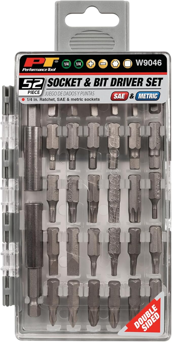 Set de 52 Piezas Performance Tool W9046 con Llave de Trinquete miniatura 5