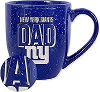 Vista 21 de Rico Industries NFL Football #1 Dad 16 oz Team Color Laser Engraved Ceramic Coffee Mug