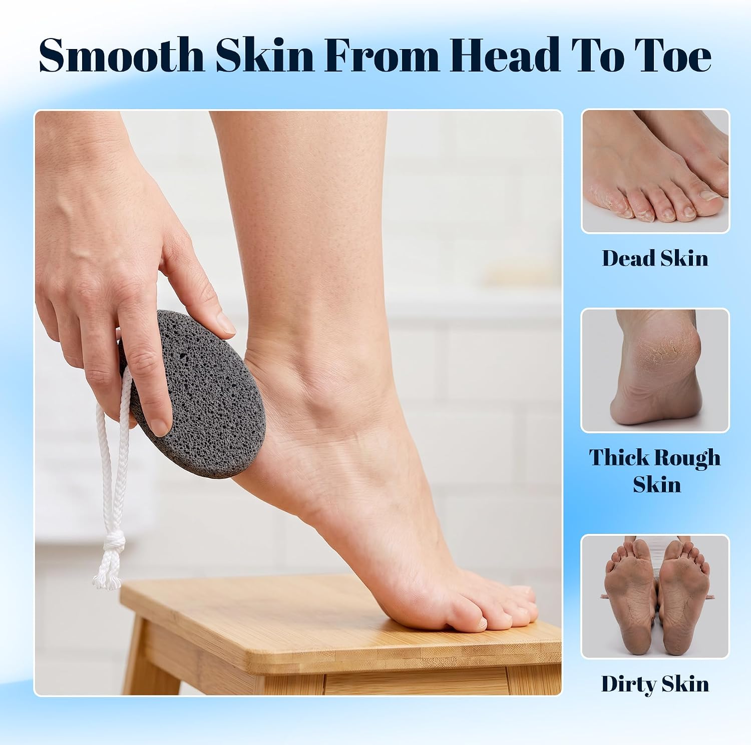SIMPOR Back Scrubber for Shower, Wooden Long Handle Bath Brush for Wet Dry