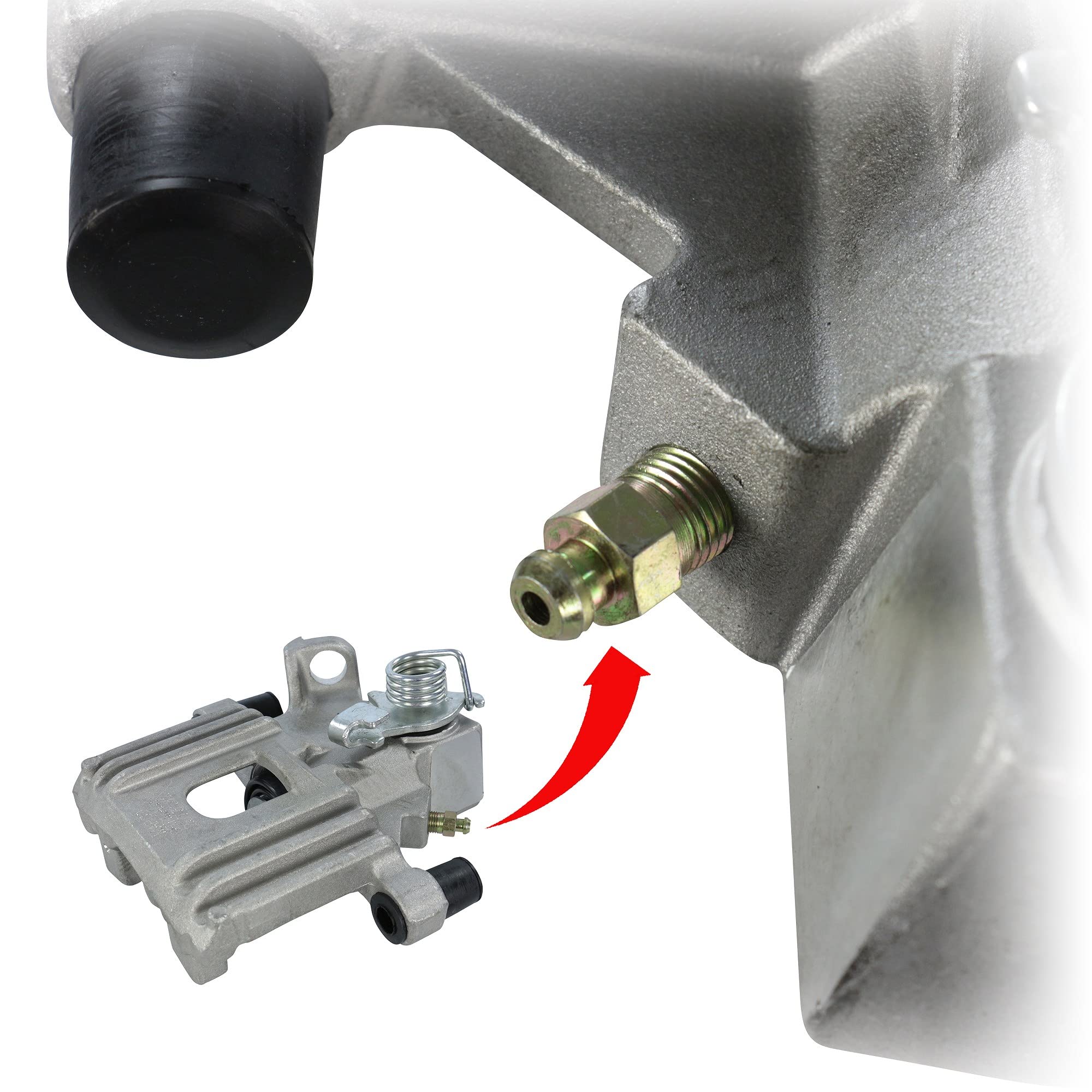ATEC Germany 1x pinza freno posteriore destra senza supporto, compatibile con MINI MINI (R50, R53), MINI Cabrio (R52)