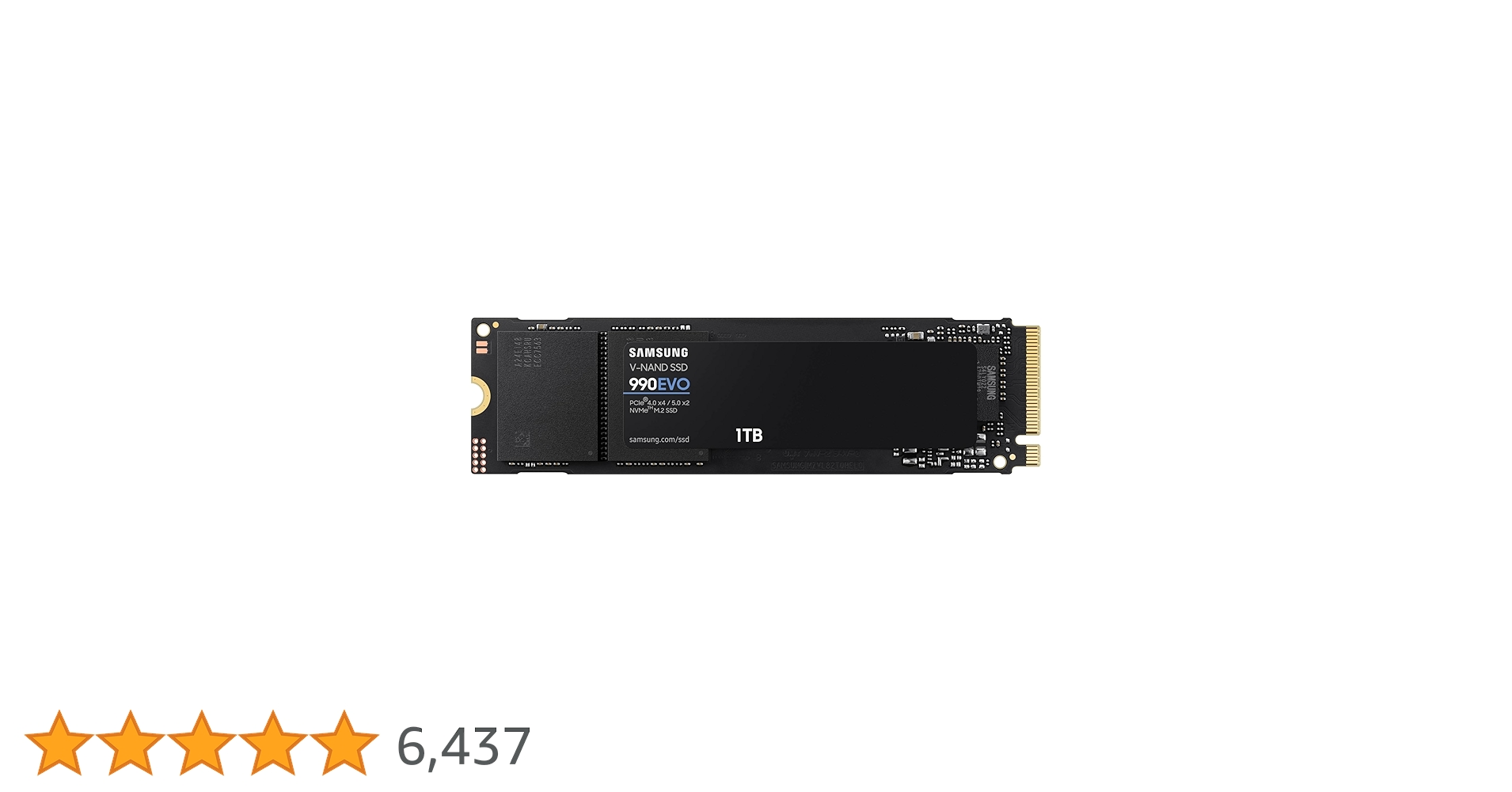 内蔵型SSD Samsung 990 EVO 1TB M.2 SSD Amazon.com: SAMSUNG 990 EVO SSD 1TB, PCIe Gen 4x4, Gen 5x2 M