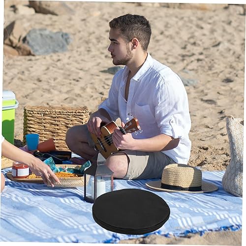 Miniatura 2 de DECHOUS 5 uds Cojín de asiento sillas plegables para acampar al aire libre, silla plegable portátil, taburete plegable, cojín plegable para silla de