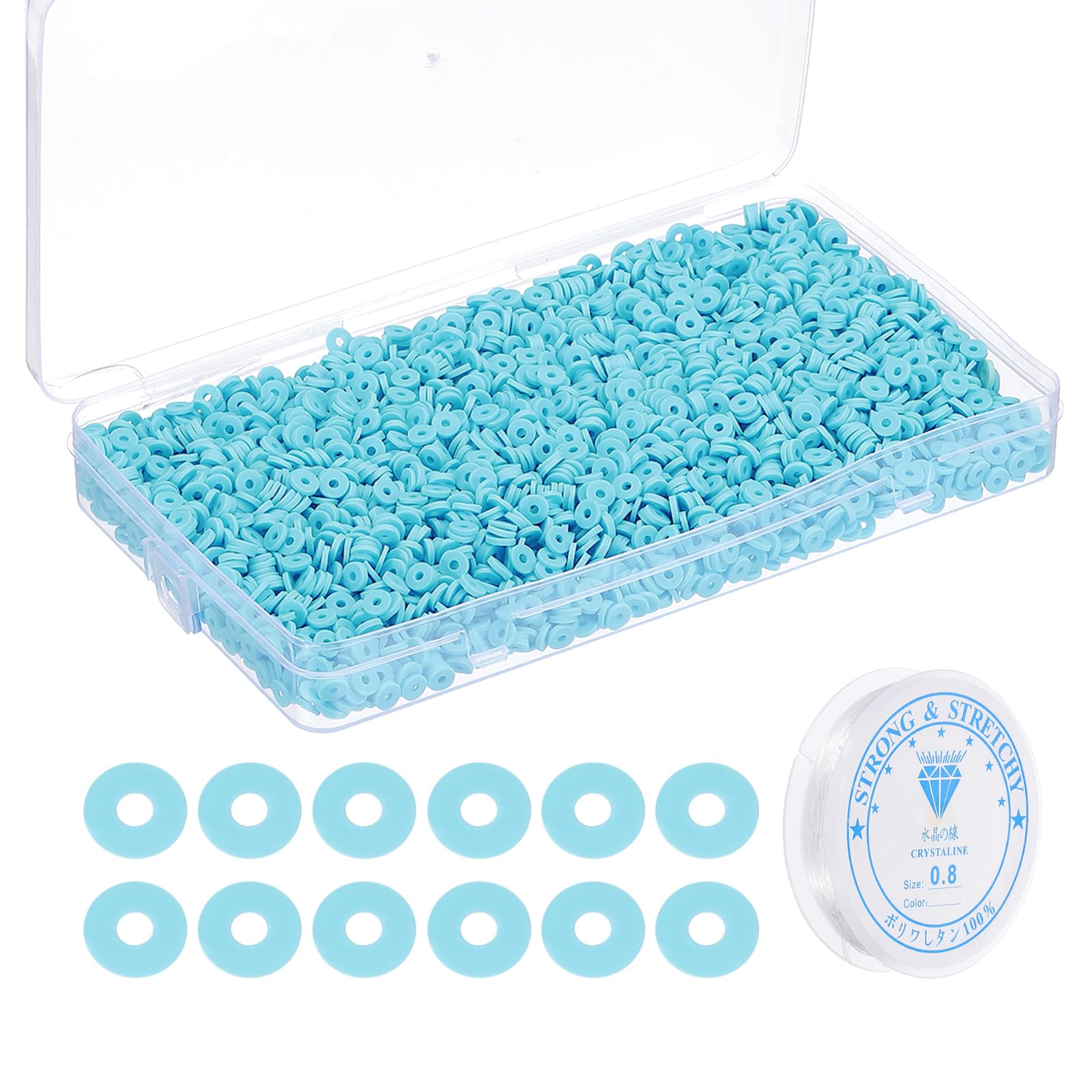 PATIKIL 4000 Pcs Clay Beads Bracelet Making Kit